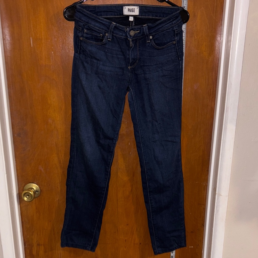 PAIGE Women's Deep Indigo Skinny Jeans